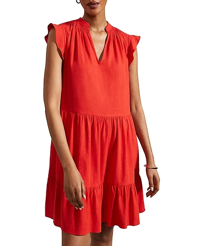 Hobbs London Estella Sleeveless Tiered Dress