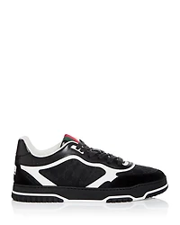 Men's Re-Web Low Top Canvas and Leather Sneakers