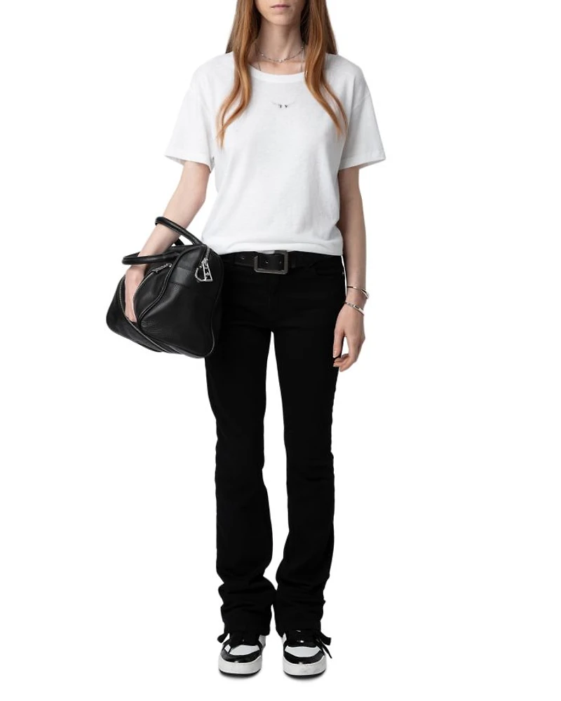 Mar Rhinestone Wings Tee
