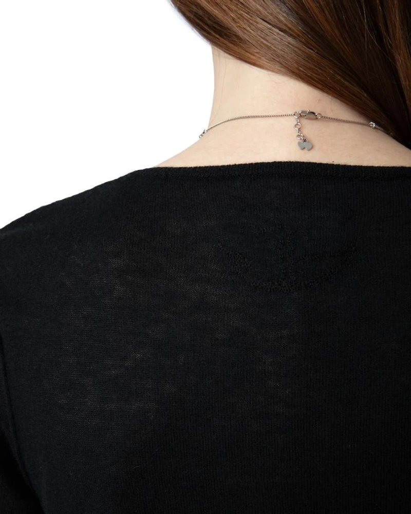 Celsy Cashmere Henley Sweater