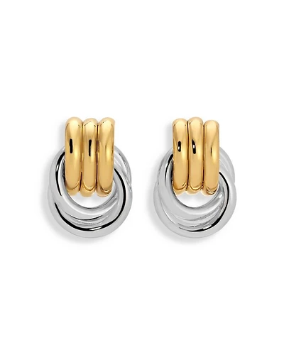 Baby Knot Multi Row Drop Earrings