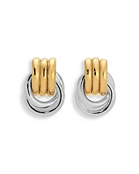 Baby Knot Multi Row Drop Earrings