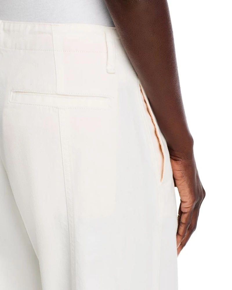 Arianna Featherweight Wide Leg Jeans White