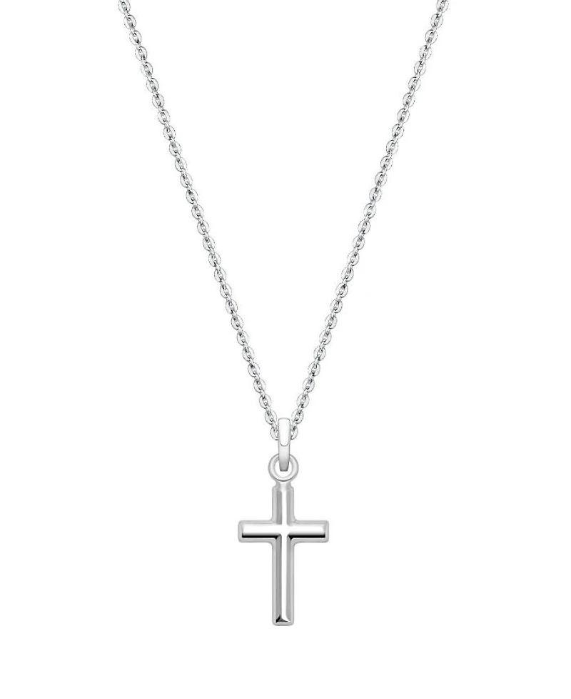 Children's 14K Gold Everlasting Faith Cross 12-14" Necklace
