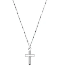 Children's 14K Gold Everlasting Faith Cross 12-14" Necklace
