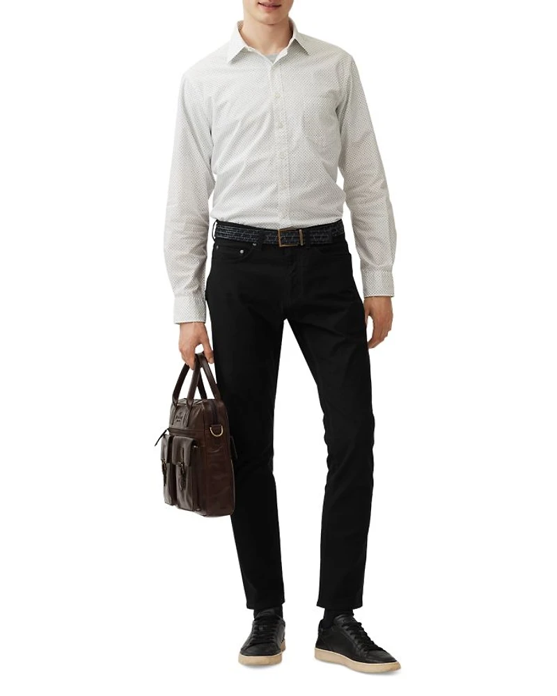 Middle Peak Button Front Shirt