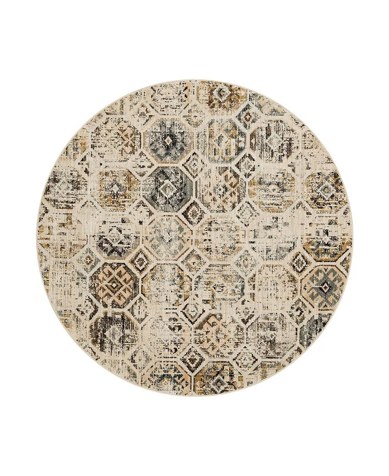 Karastan Elements Tunis Round Area Rug, 8' x 8'