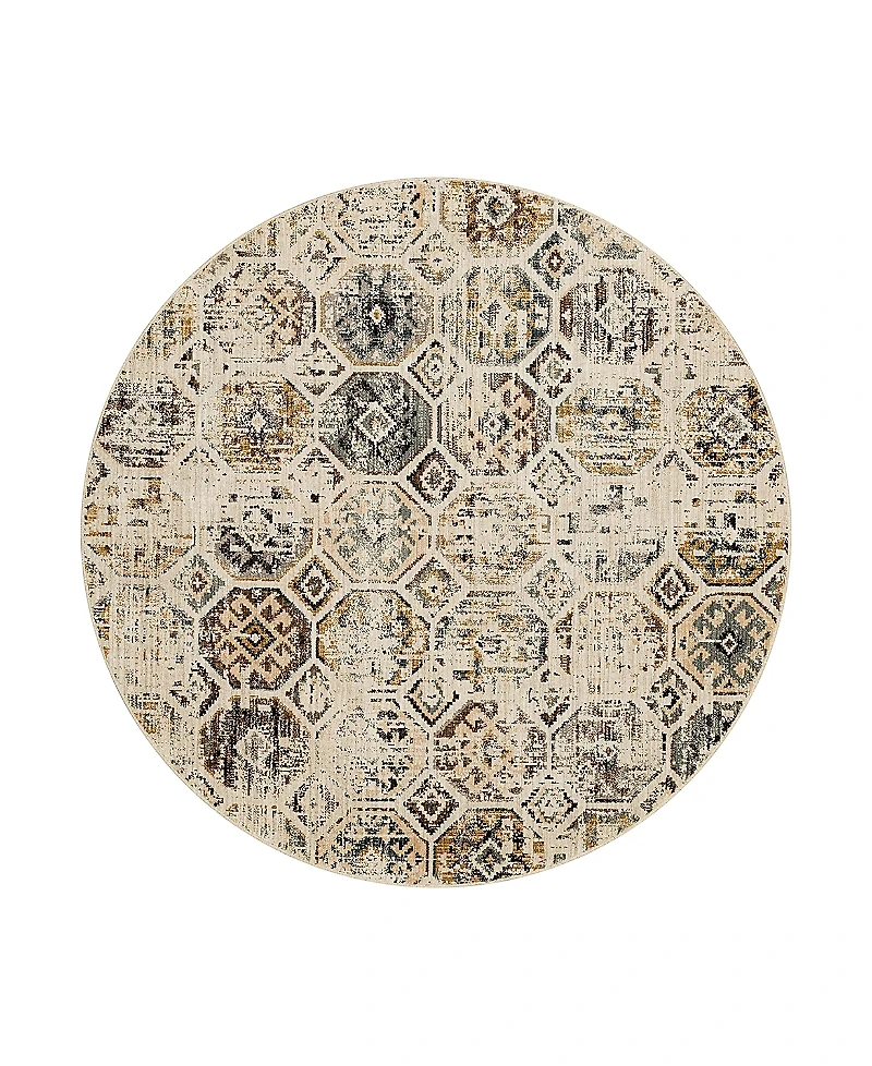 Karastan Elements Tunis Round Area Rug, 8' x 8'