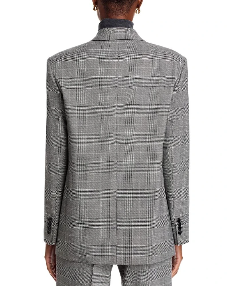 Juseka Plaid Blazer