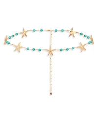 Starfish & Turquoise Linked Body Chain