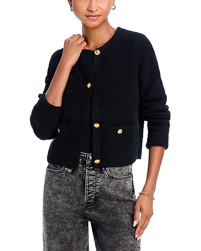 Aqua Button Front Cardigan - Exclusive