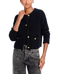 Aqua Button Front Cardigan - Exclusive