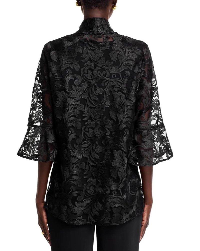 Bella Lace Draped Cardigan