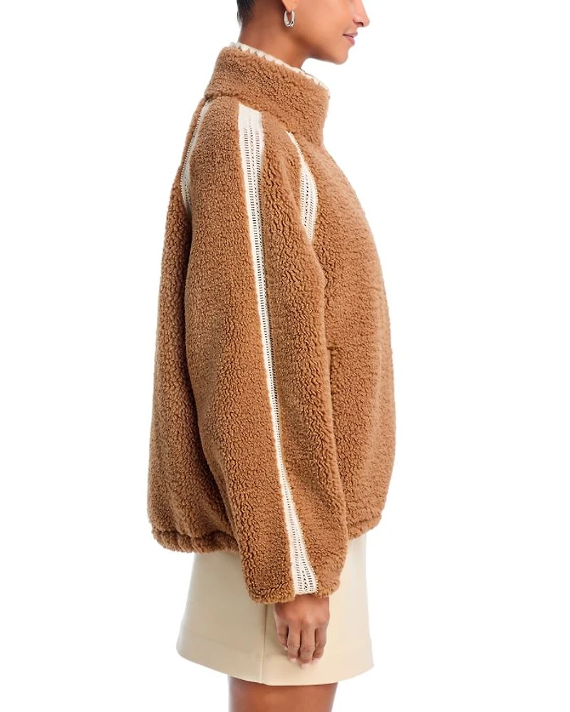 Nikia Fluff Faux Fur Jacket