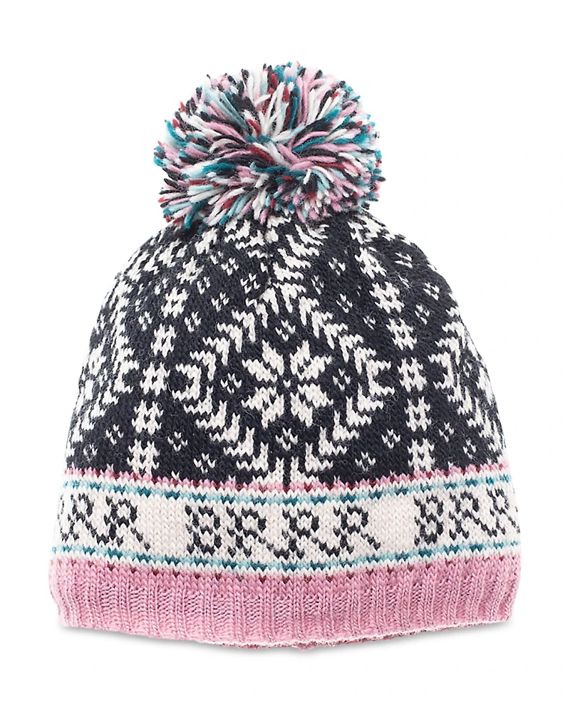 French Knot Novelty Nordic Knitted Wool Hat