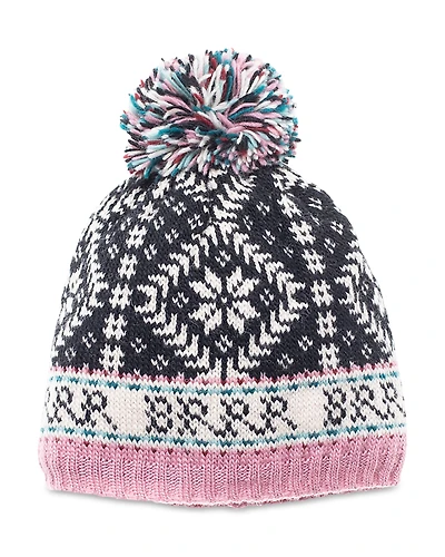 French Knot Novelty Nordic Knitted Wool Hat