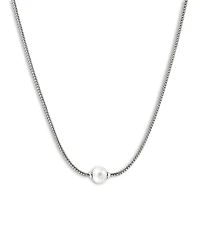 John Hardy Sterling Silver Jh Essentials Cultured Freshwater Pearl Solitaire Pendant Necklace, 16-18