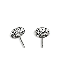 Sterling Silver JH Essentials Diamond Pavé Stud Earrings, 0.55 tcw