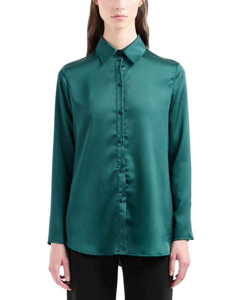 Satin Crepe Shirt