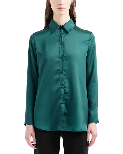 Satin Crepe Shirt