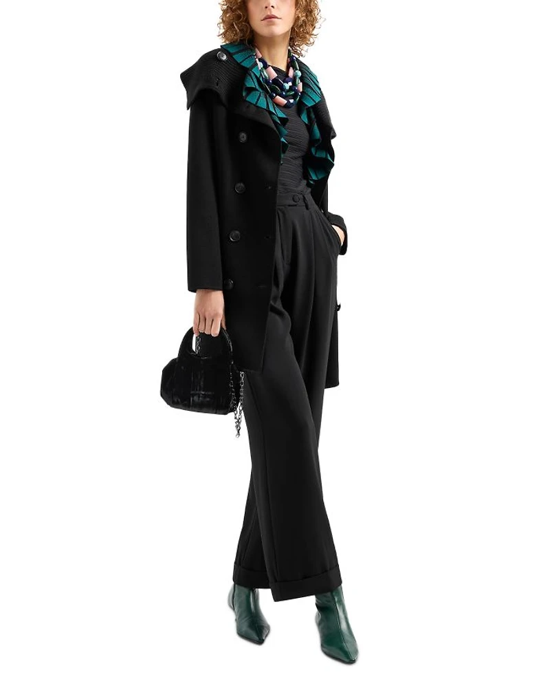 Stretch Jacquard Jersey Top