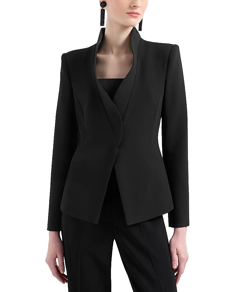 Emporio Armani Ruffled Blazer
