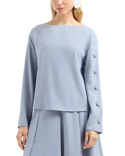 Techno Cady Long Sleeve Blouse
