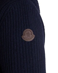 Wool & Cashmere Reversible Full Zip Down Hoodie