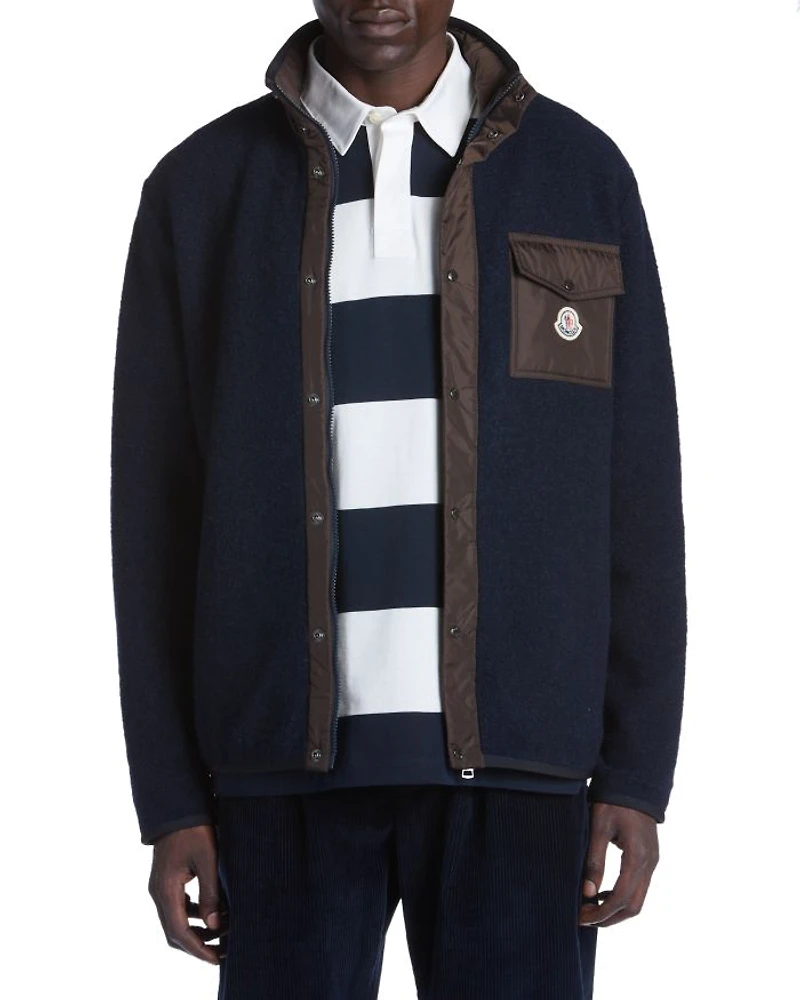 Teddy Fleece Zip Cardigan