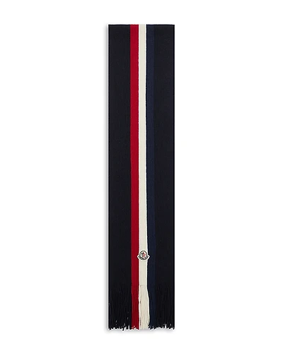 Moncler Tricolor Wool Scarf