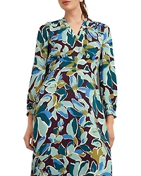 Lea Printed Midi Dress