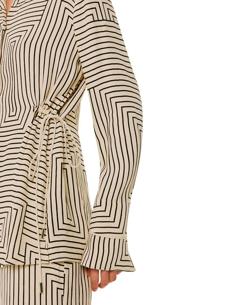 Angled Stripes Shirt