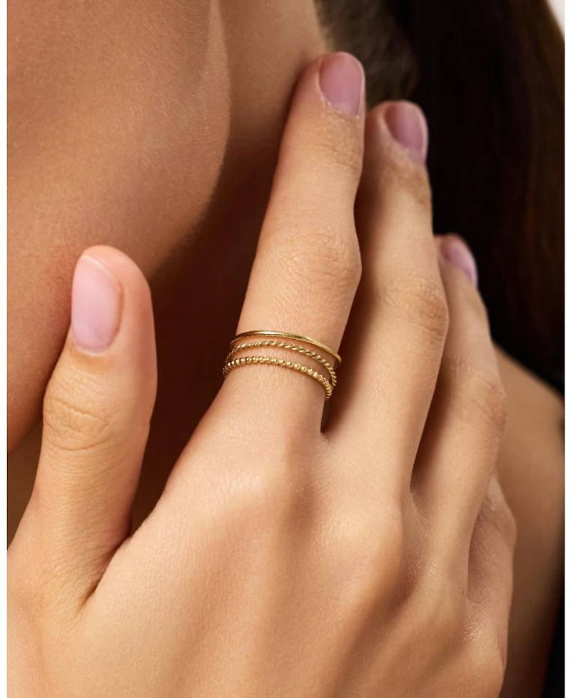 Ring Set - Gold Trio
