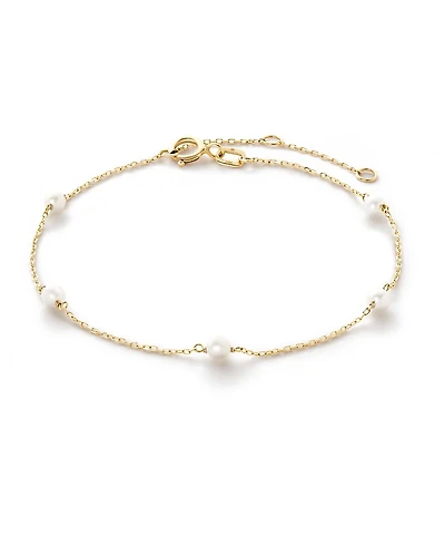 Ana Luisa - Gold Pearl Bracelet - Gold Pearl Station Bracelet