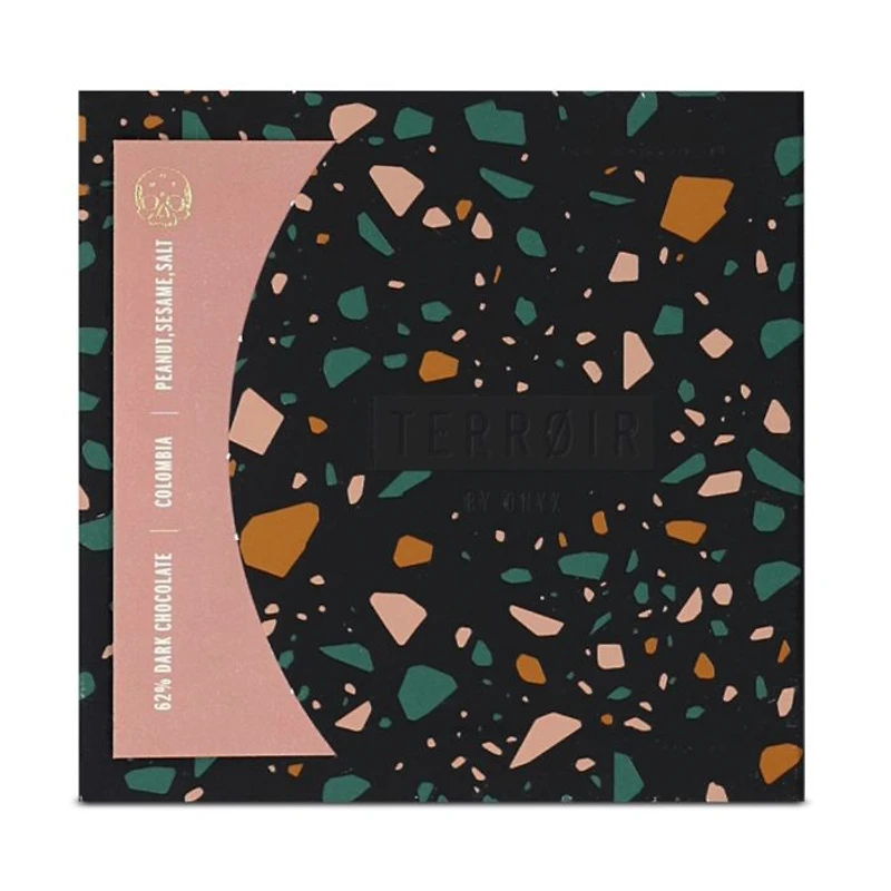 Peanut & Sesame Dark Chocolate Bars, 6 Pack