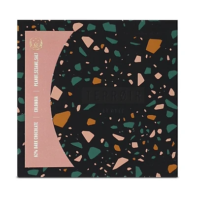 Peanut & Sesame Dark Chocolate Bars, 6 Pack