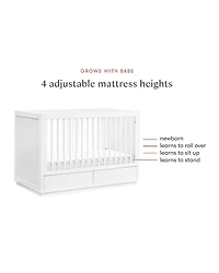 Bento 3 in 1 Convertible Storage Crib