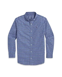 Boys' On-The-Go Brrr° Gingham Button Down Shirt - Little Kid, Big Kid