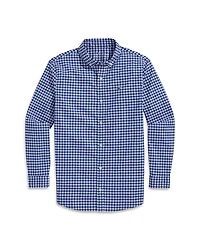 Vineyard Vines Boys' On-The-Go Brrr Gingham Button Down Shirt - Little Kid, Big Kid