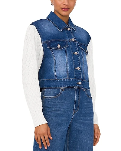 1.state Mixed Media Jacket