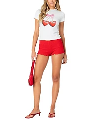 Edikted Valentina Scrunch Shorts