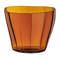 Reed Vase Amber, Low