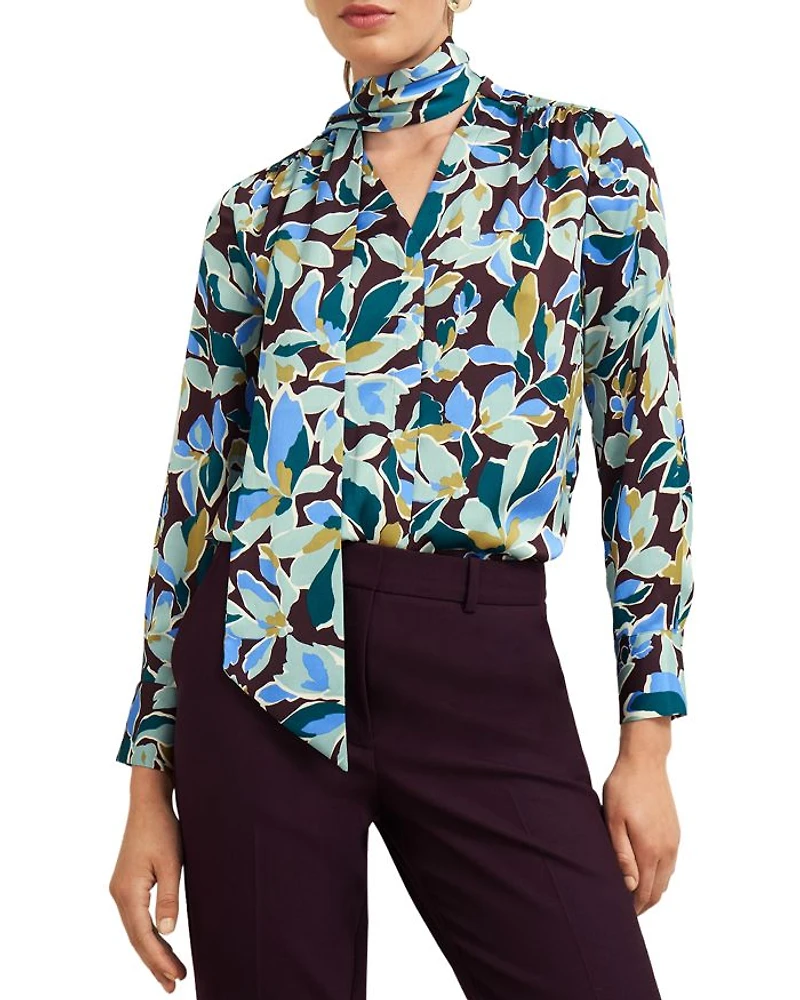 Alyssa Tie Neck Blouse