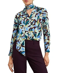 Alyssa Tie Neck Blouse