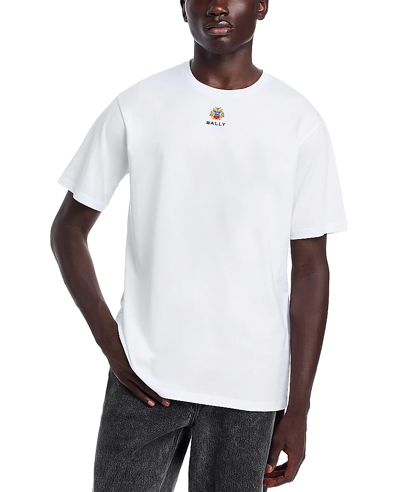 Bally Embroidered Logo Tee