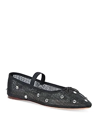 Loeffler Randall Women's Leonie Embellished Ballet Flats