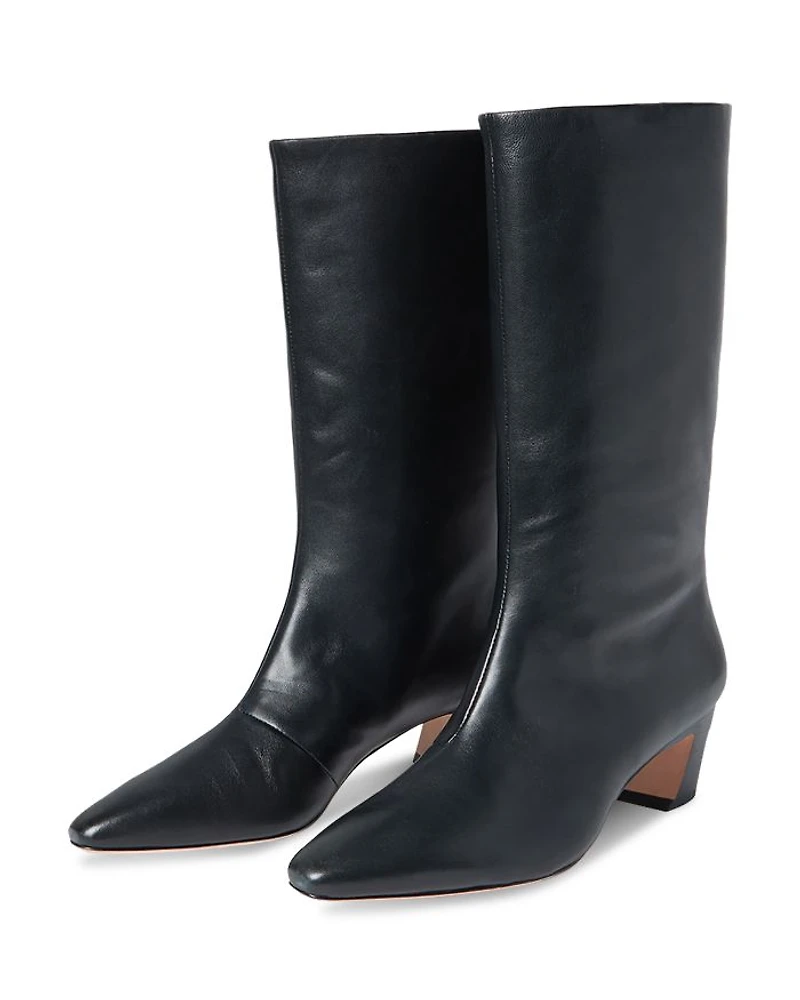 Women's Pointed Mid Shaft Boots