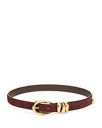 Women's Triple Keeper Suede Belt