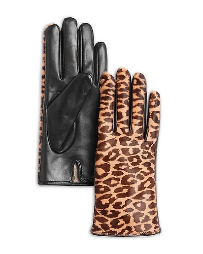Bloomingdale's Cashmere Lined Calf Hair Gloves - Exclusive