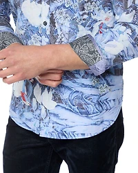 Nadine Button Front Printed Shirt